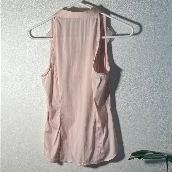 Express Light Pink Ruffle Halter Blouse - Picture 3 of 4